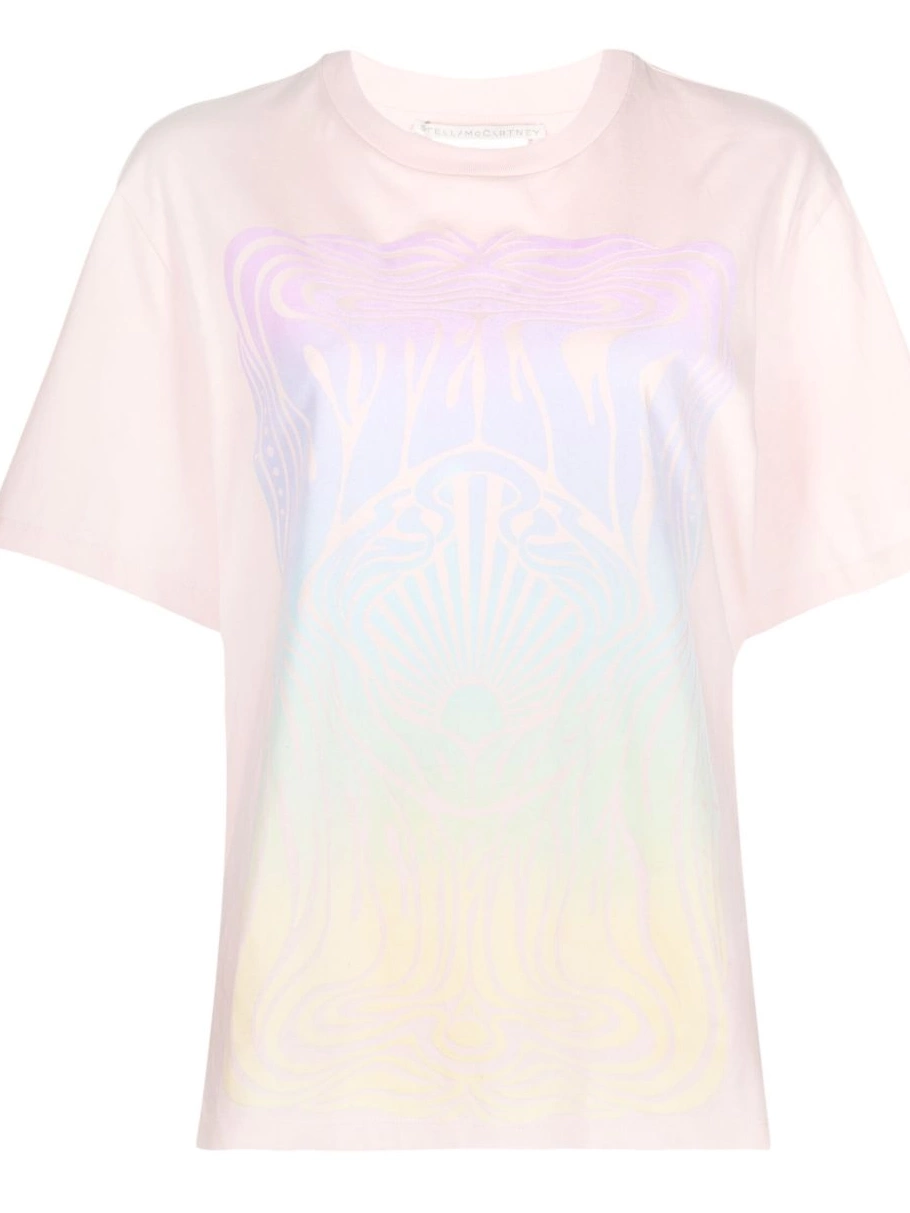 Cheap cotton graphic-print T-shirt McCartney Stella Women 0729
